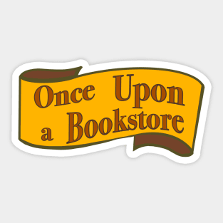 Once Upon a Bookstore Sticker